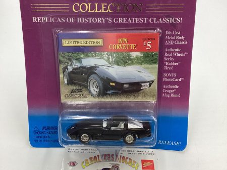 Johnny Lightning Classic Gold Collection #5 1979 Corvette Black 222G Online Sale