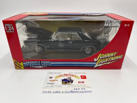 Johnny Lightning 1:24 Scale White Lightning Chase Muscle Cars 1965 Pontiac GTO Black VHTF Fashion