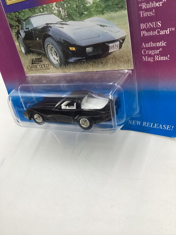 Johnny Lightning Classic Gold Collection #5 1979 Corvette Black 222G Online Sale