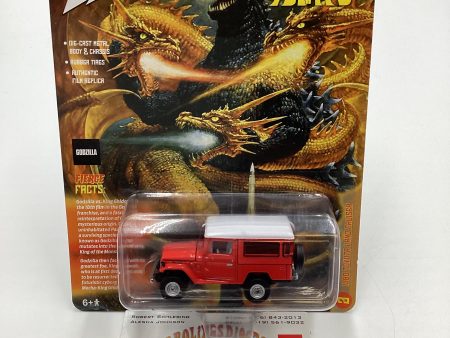 Johnny Lightning Pop Culture Godzilla Release 2 #3 1080 Toyota Land Cruiser Red 228D Discount