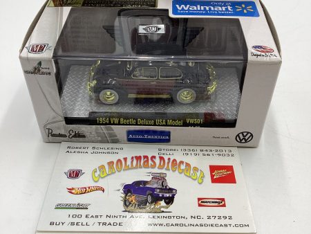 M2 Machines Walmart Exclusive 1954 VW Beetle Deluxe USA Model VWS01 Chase with protector (1) For Sale