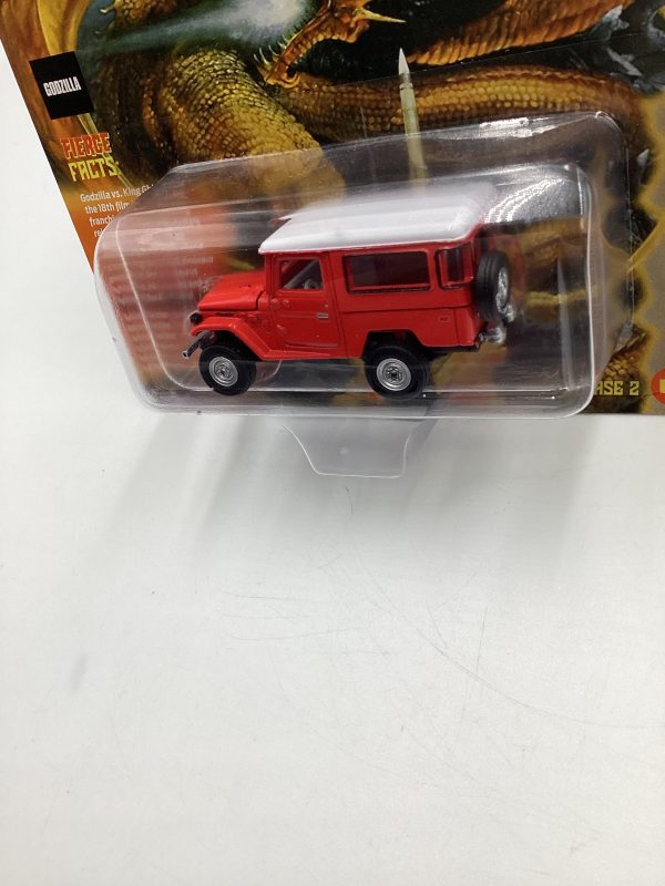 Johnny Lightning Pop Culture Godzilla Release 2 #3 1080 Toyota Land Cruiser Red 228D Discount