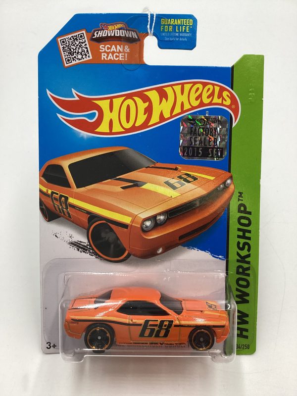 2015 Hot Wheels #234 DODGE CHALLENGER CONCEPT ORANGE Factory Sealed 39D Supply