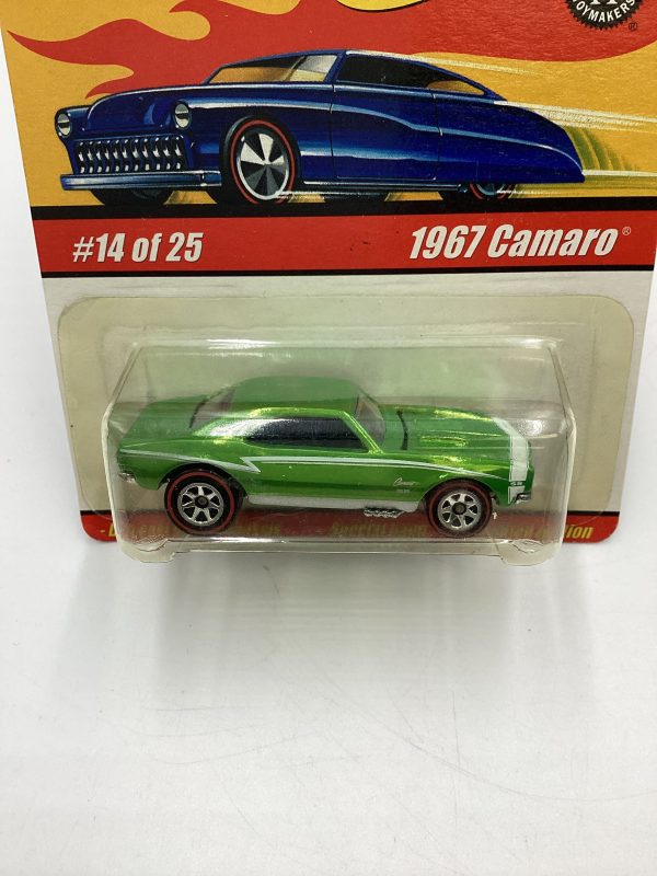 Hot Wheels Classics Series 1 #14 1967 Camaro Green 7 Spoke Wheels SR Online now