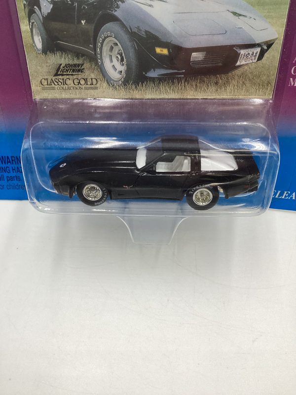 Johnny Lightning Classic Gold Collection #5 1979 Corvette Black 222G Online Sale