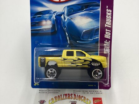 2008 Hot Wheels HW Team: Hot Trucks #138 Dodge Ram 1500 Yellow 41A For Discount