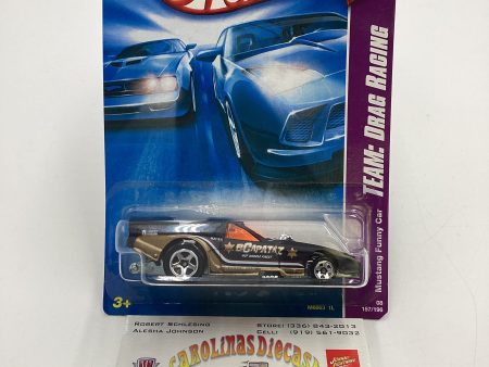 2008 Hot Wheels HW Team: Drag Racing #157 Mustang Funny Car Matte Black Has Casting Error See Details 134E For Discount