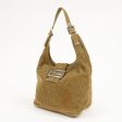 FENDI Corduroy Shoulder Bag 20686 For Cheap