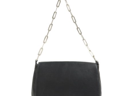 GUCCI Leather One-Shoulder Bag Black 001.3827 Online now