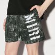 Amiri Stencil Military Logo Swimshorts Online Sale