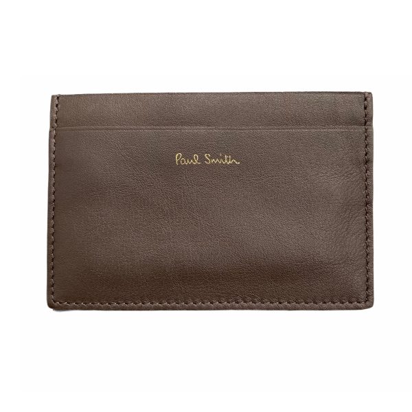 Paul Smith Classic Grey & Red Cardholder For Discount