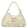 GUCCI Abbey Guccissima Leather Shoulder Bag Ivory 190525 Online Hot Sale