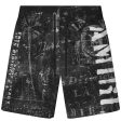 Amiri Stencil Military Logo Swimshorts Online Sale