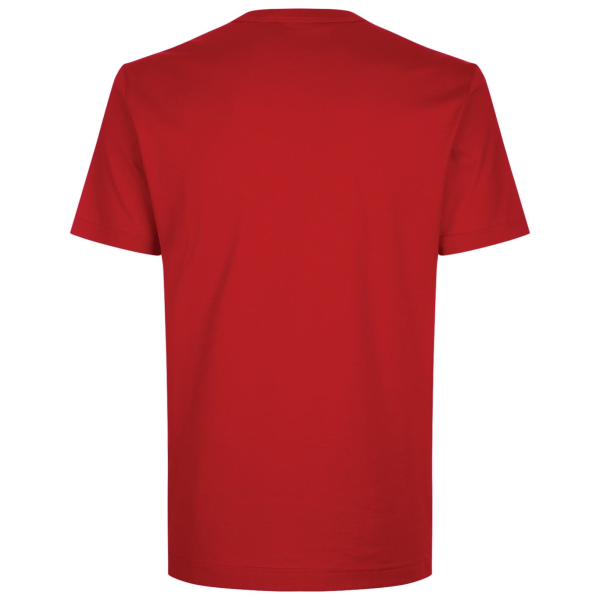 Dolce & Gabbana Red Plaque Tee Hot on Sale