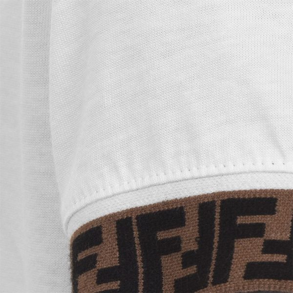 Kids Fendi FF Tape T-Shirt Online Hot Sale