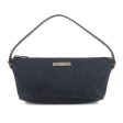 GUCCI GG Canvas Leather Boat Bag Hand Bag Black 039.1103 on Sale