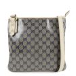 GUCCI Crystal GG Canvas Leather Shoulder Bag *Outlet 257246 Online Hot Sale