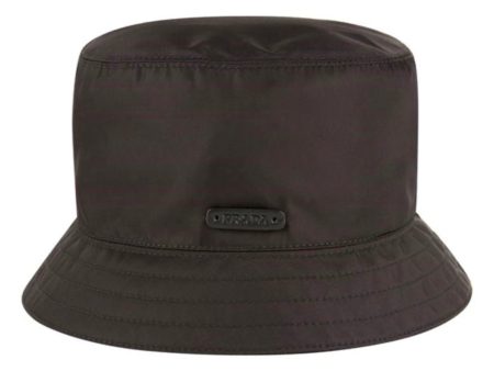 Prada Black Nylon Bucket Hat Cheap