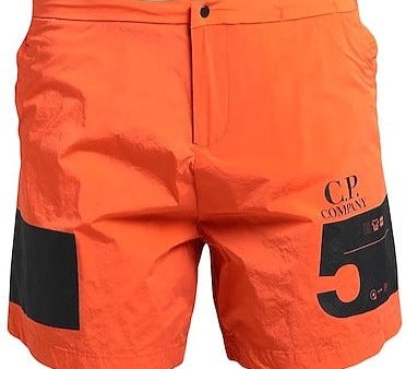 CP Company Orange Logo Swimshorts Online