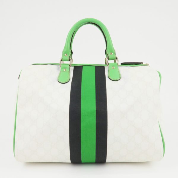 GUCCI JOY Line GG Supreme Leather Boston Bag 189895 Hot on Sale