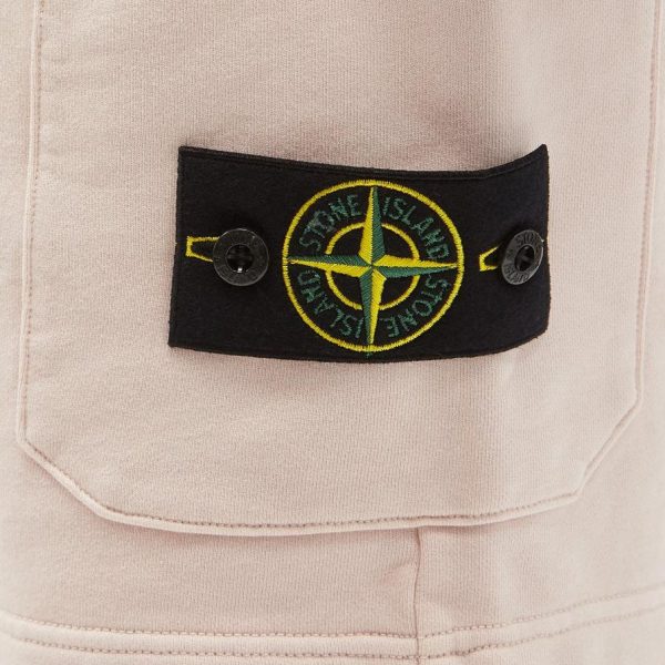 Stone Island Pink Cotton Sweatshorts Cheap