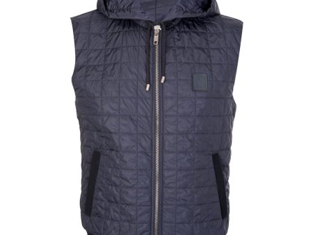 Dolce & Gabbana Navy Hooded Gilet Supply