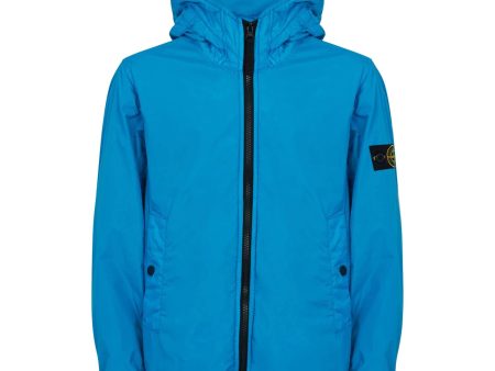 Stone Island Junior Badge Zipped Jacket For Discount