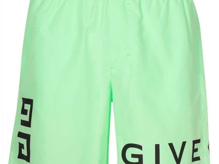 Givenchy Mint Green Swimshorts Hot on Sale