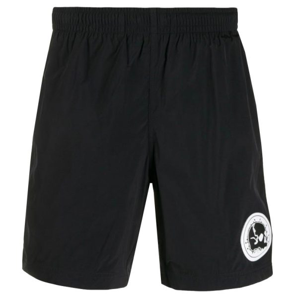 Alexander McQueen Skull Patch Swimshorts For Sale