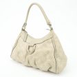 GUCCI Abbey Guccissima Leather Shoulder Bag Ivory 190525 Online Hot Sale