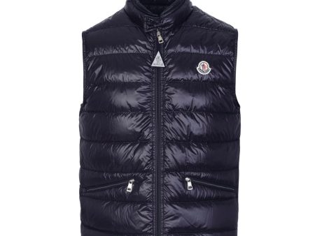 Kids Moncler Navy Gilet on Sale