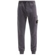 Stone Island Grey Cotton Sweatpants For Discount