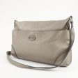 FENDI Selleria Leather Shoulder Bag Silver BT194 on Sale