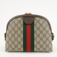 GUCCI Ophidia GG Supreme Sherry Leather Shoulder Bag 499621 Hot on Sale