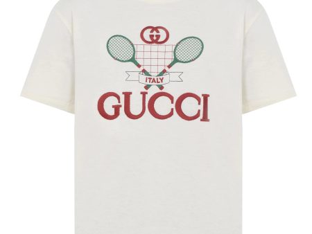 Kids Gucci Tennis Club T-Shirt For Sale