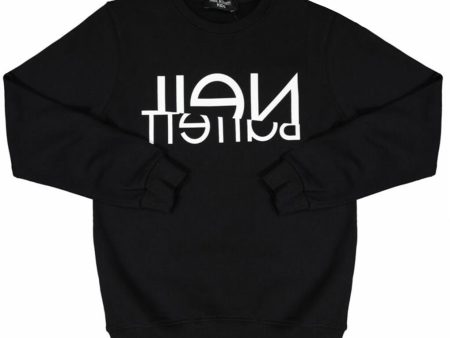 Kids Neil Barrett Black Logo Sweatshirt Online Hot Sale