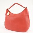 FENDI Selleria Leather Shoulder Bag Red 8BR648 Cheap