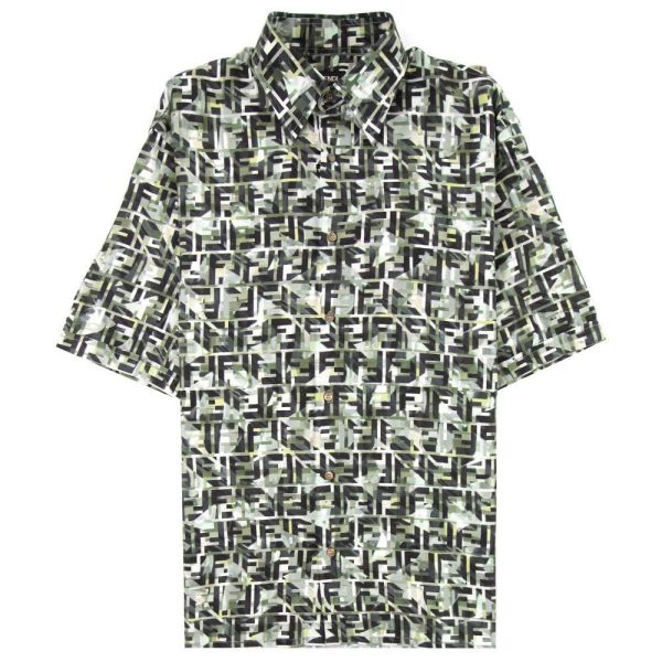 Fendi Camouflage FF Print Shirt Discount