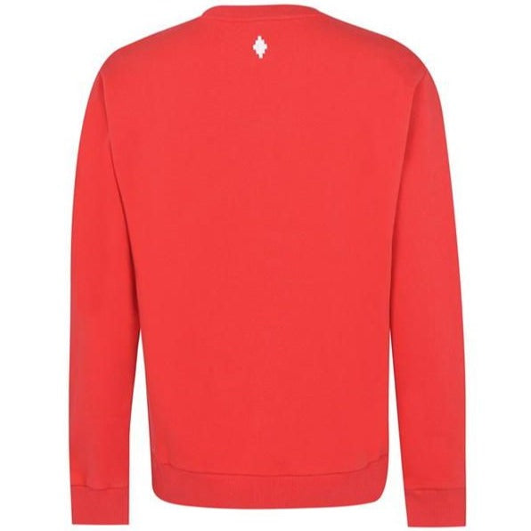 Marcelo Burlon Red Logo Sweatshirt For Sale