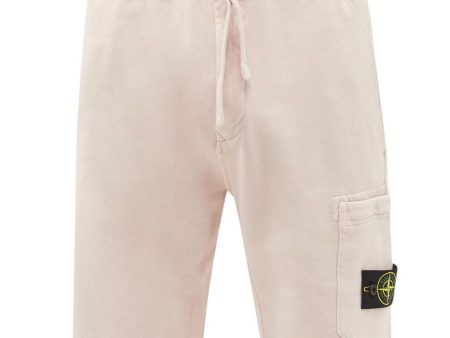 Stone Island Pink Cotton Sweatshorts Cheap