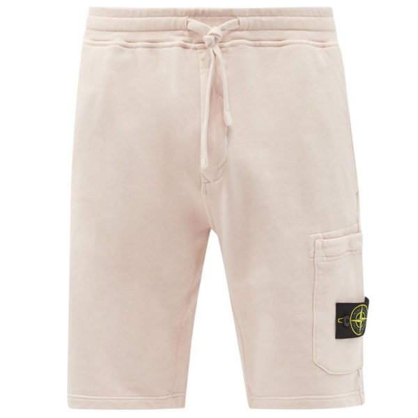 Stone Island Pink Cotton Sweatshorts Cheap