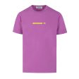 Stone Island Junior Purple Logo T-Shirt Online