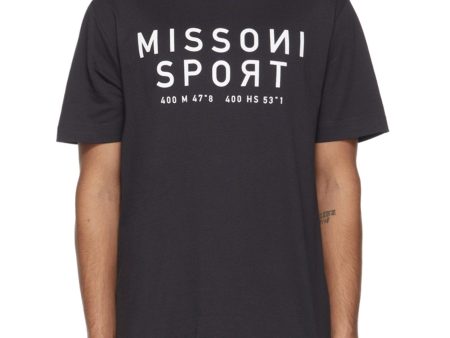 Missoni Navy Sport Logo T-Shirt Fashion