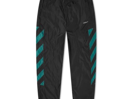 Off-White Black Nylon Track Pants Sale