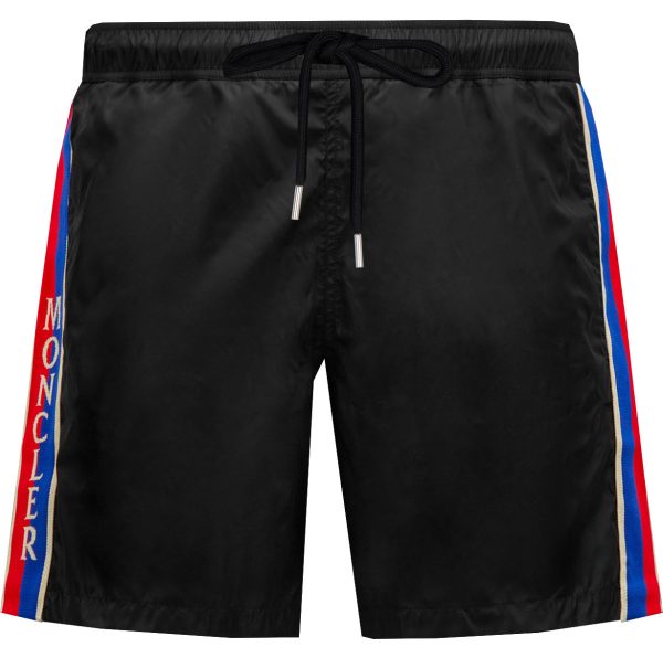 Moncler Tape Logo Swimshorts Online Sale