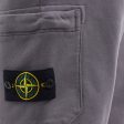 Stone Island Grey Cotton Sweatpants For Discount