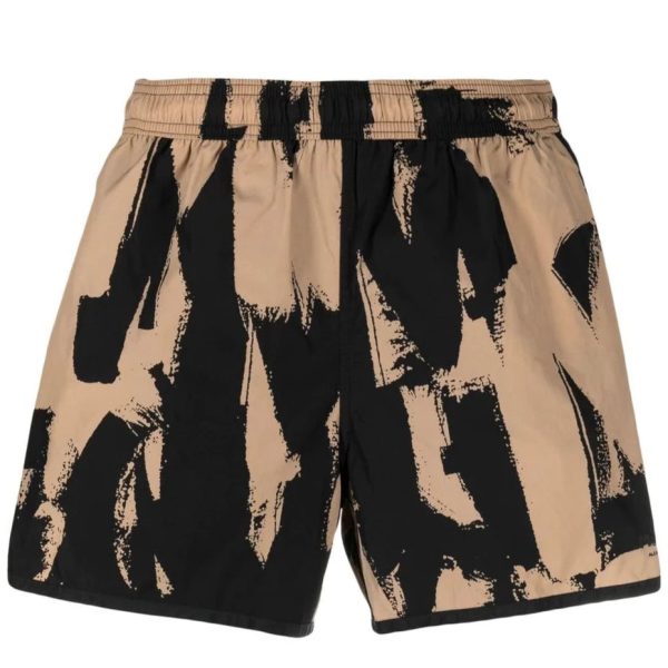 Alexander McQueen Graffiti Logo Swimshorts Online now