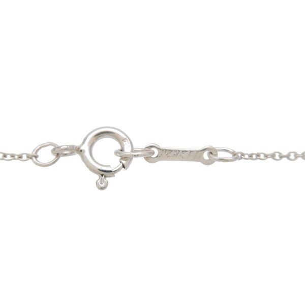 Tiffany&Co. Bean Charm Necklace Medium SV925 Silver For Cheap