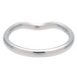 Tiffany&Co. Curved  Band Ring 9P Diamond PT950 Platinum US5 Discount