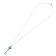 Tiffany&Co. Heart Key Necklace SV925 Silver Blue Supply